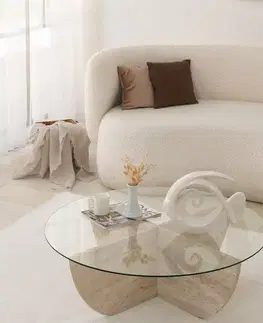 Konferenční stolek Lily Travertine