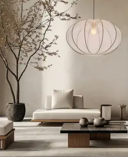 Závěsná lampa MELLOW černá 1x40W E27 stínidlo 60 bílá koule