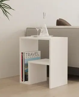 Odkládací stolek Yepa White