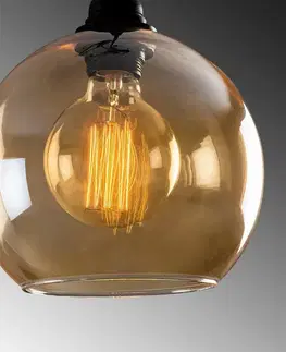 Závěsný lustr Gold - 021, zlatá-černá
