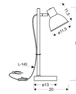 Stolní lampa BONDO Candellux