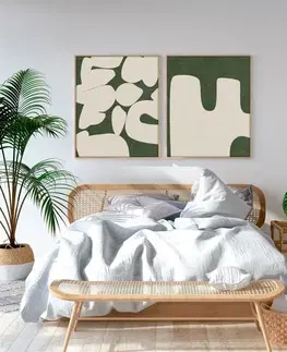 Dekorativní rámovaný obraz z MDF (2 kusy) Huhu202 - 50 x 70