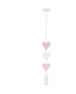 Dětská závěsná lampa HEARTS 1xE27 Candellux
