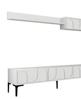 TV stěna / Sestava pod TV Lyon 2 - White, Black