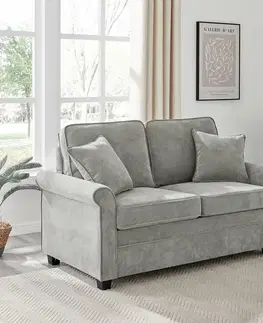 Dvoumístná pohovka ASB-4170 GREY2, manžestr, šedá
