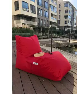 Sedací vak Daybed, červená