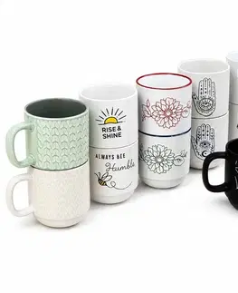 PROHOME - Hrnek Coffe 410 ml různé motivy a barvy