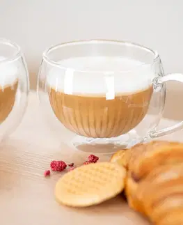 4Home Termo sklenice na cappuccino Hot&Cool 270 ml, 2 ks