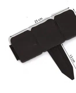 Zahradní palisáda obrubník lem trávniku 2,5 m hnědá