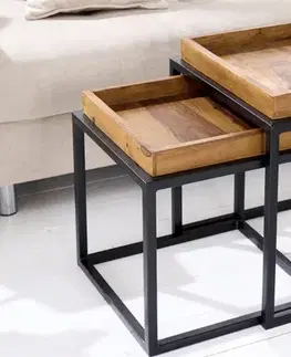 Odkládací stolek 2 ks KLEITÉ Dekorhome
