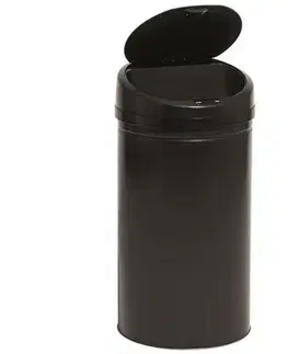 Koš odpadkový bezdotykový SENZO 60 l, kulatý, černý