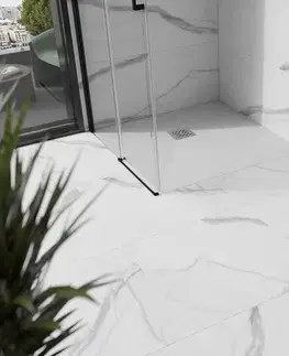 MEXEN Stone+ Sprchová vanička čtvercová 100x100, bílá 44101010