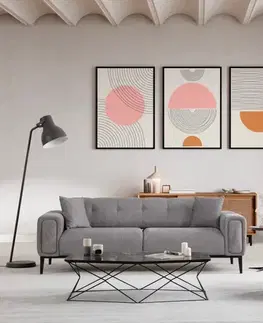 Křeslo ušák Athena Bergere - Light Grey