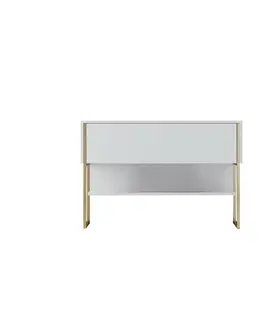 Komoda Luxe White and Gold