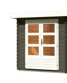 Dřevěný zahradní domek BASTRUP 2 Lanitplast