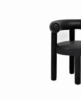 Leith LET77BLK-L Tapetovaná stolička