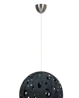 Závěsná stropní lampa 1X60W E27 černá FRIDA