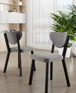 Sada židlí (6 kusů) Arfe - Grey, Black