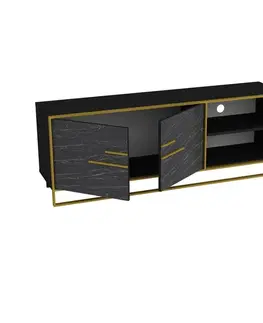 TV stolek Polka - Black