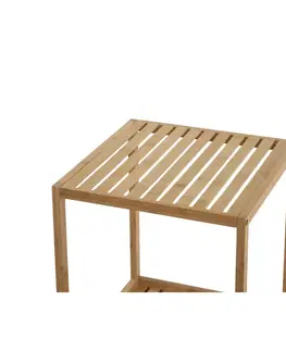 Koupelnový regál WABISABI HIDE 3, bambusový