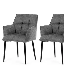 Sada jídelních židlí DCH-J2139 GREY2, 2 ks