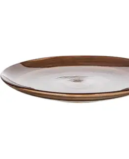 Banquet Sada 6 dezertních talířů Palas 21,5 cm, hnědá