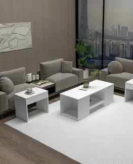 Sada konferenčních stolků Sartos - White