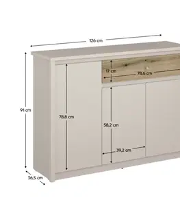 Komoda KAROS 3D1S Tempo Kondela
