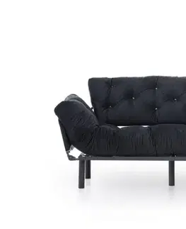 Trojmístná rozkládací pohovka Nitta Triple - Black