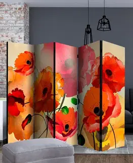 Paraván Velvet Poppies Dekorhome