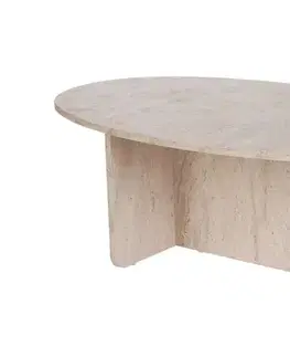 Konferenční stolek Orba - Travertine