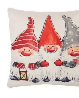 4Home Povlak na polštářek Christmas Dwarfs, 45 x 45 cm