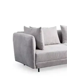 Rohová sedací souprava Floransa - Light Grey