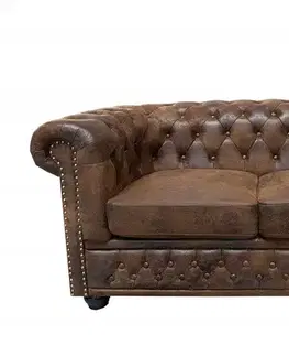 Chesterfield pohovka 2-místná MIDAS Dekorhome