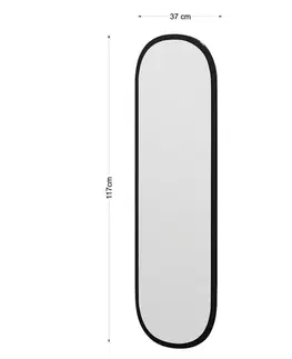 Zrcadlo Magnum Black 40 x 120 cm