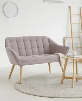 Dvoumístná pohovka AK-322 PINK2, růžová