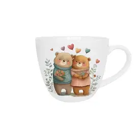 DUO - Hrnek 460ml BEARS v dárkové krabičce