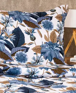 4Home Flanelové povlečení Blooming , 160 x 200 cm, 70 x 80 cm