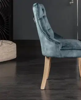 Chesterfield jídelní židle 2 ks FRIXON Dekorhome