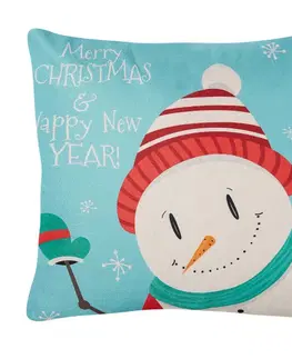 4Home Vánoční povlak na polštářek Happy Snowman, 45 x 45 cm