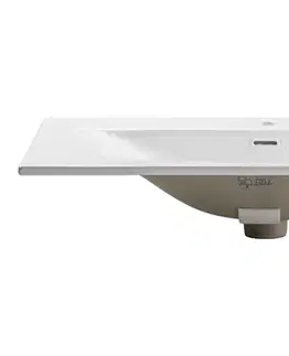 ArtCom Keramické umyvadlo SKY 1 60 | E-8099-60 | bílý mat 60 cm