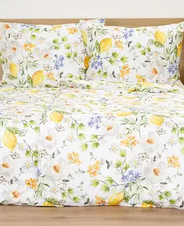 4Home Bavlněné povlečení Lemon Delight, 135 x 200 cm, 80 x 80 cm