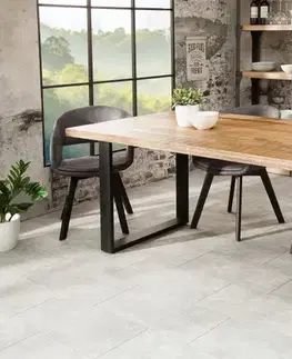 Estila Stylový industriální jídelní stůl z masivu Steele Craft 200cm