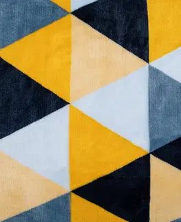 4Home Povlečení mikroflanel Scandi triangle, 160 x 200 cm, 70 x 80 cm