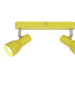 Nástěnné stropní svítidlo hořčicový pásek 2x40W Picardo