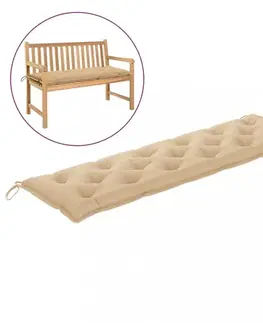 Voděodolná poduška na zahradní lavici 180 cm Dekorhome