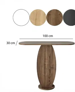 Odkládací stolek Ellittica Walnut