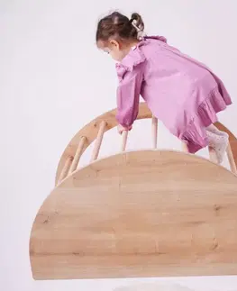 Wooden Pikler Climber Sincap - Brown
