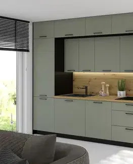 ArtExt Kuchyňská skříňka horní vysoká BONN | W4 60 Barva korpusu: Dub artisan