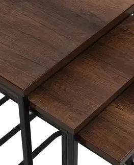 Odkládací stolek Ce Metal Zigon, 3 ks